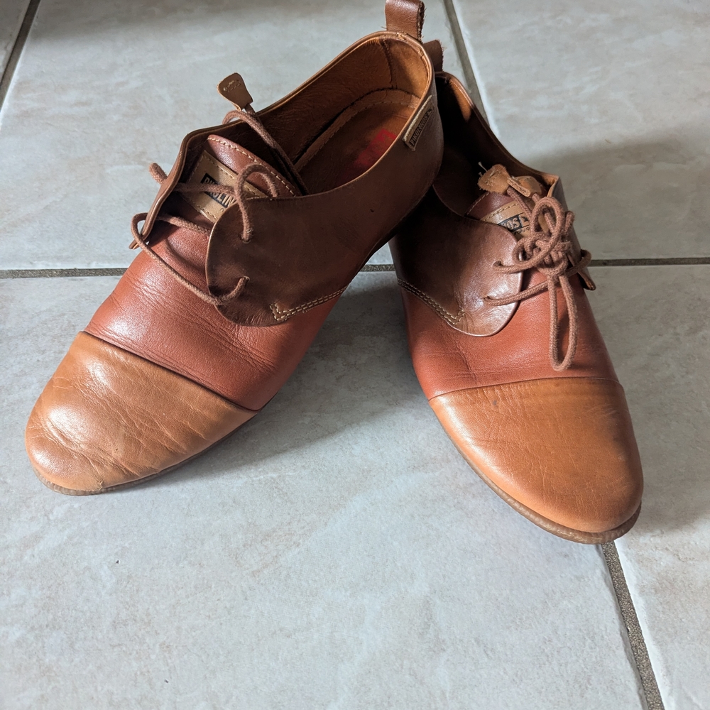 Women's  Brown Leather Shoes